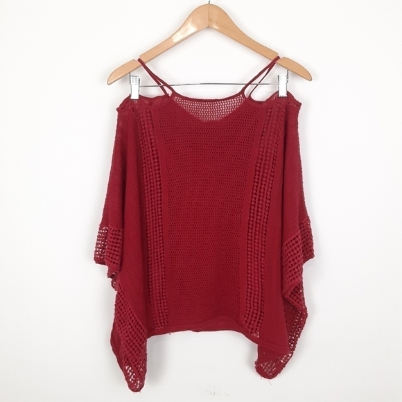 Free People Echo Open Stitch Knit Top Size Small - Picture 8 of 10